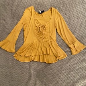 Francescas yellow blouse